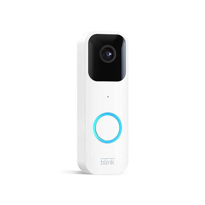 Vand Sonerie video Blink Doorbell HD culoare ALB + suport cu unghi reglabil