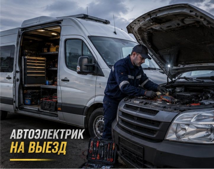 Автоэлектрик на выезд. Грузовые и легковые круглосуточно. 24/7