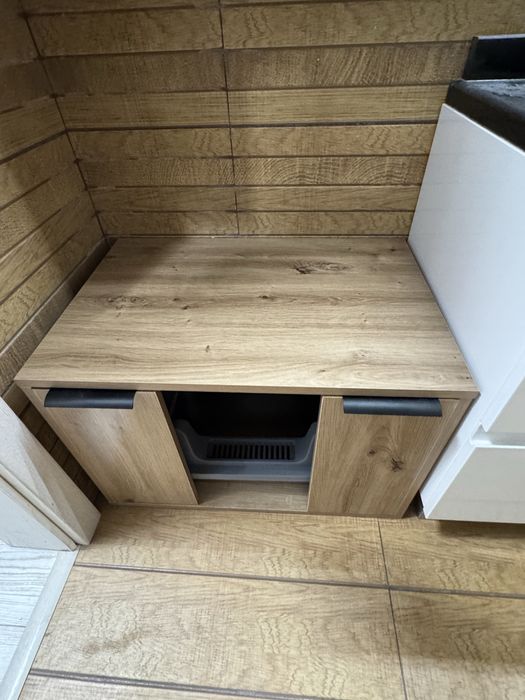 Dulap litiera + litiera inox mare SHAW