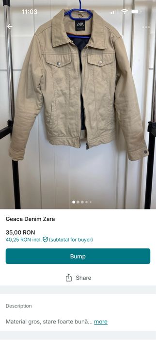 Palton Primark, Zara