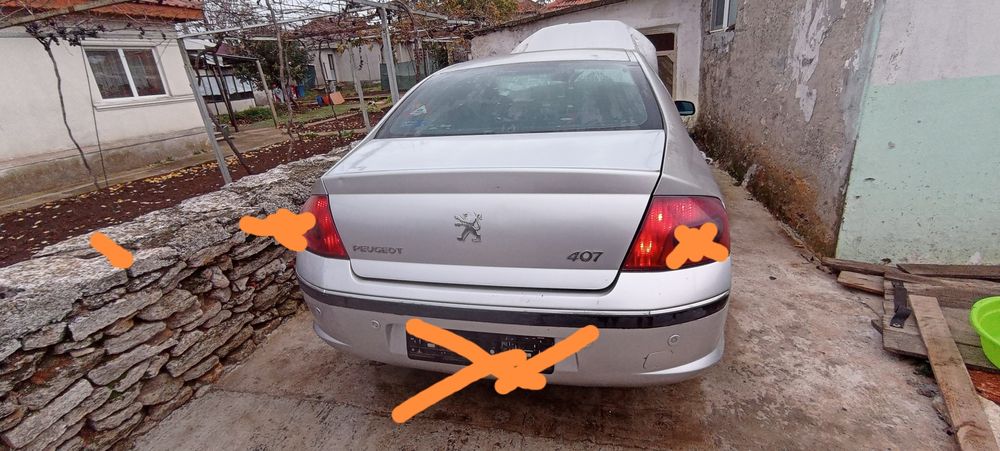 Пежо 407 2.0  хди 136 кс само на части