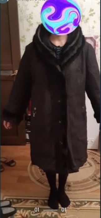 Зимнее Пальто с норкой