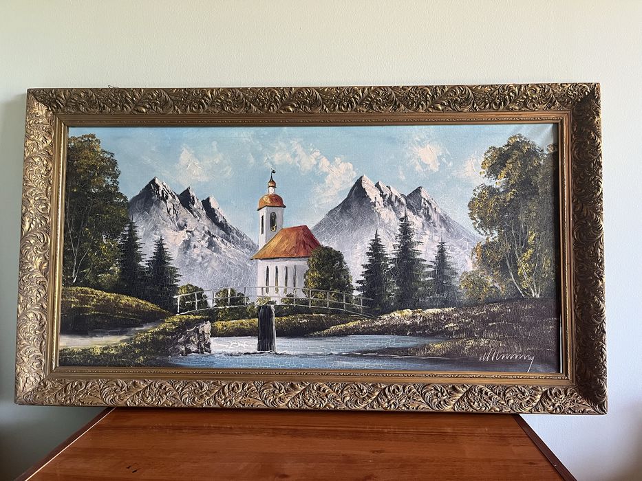 Стара маслена картина