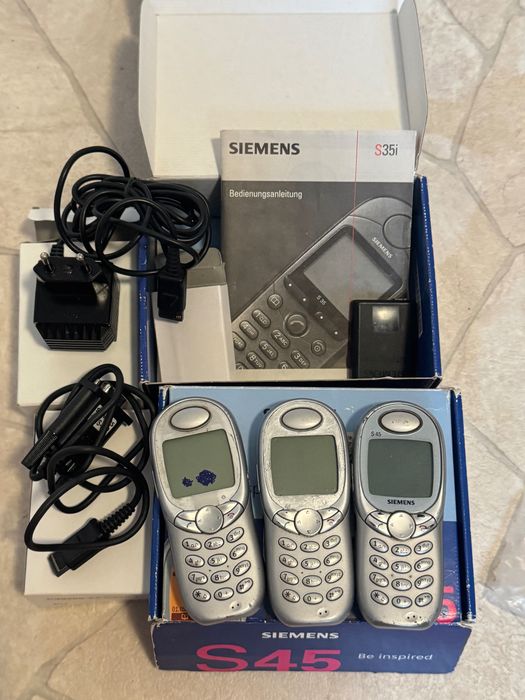 Pachet colecție Siemens S45-3 telefoane
