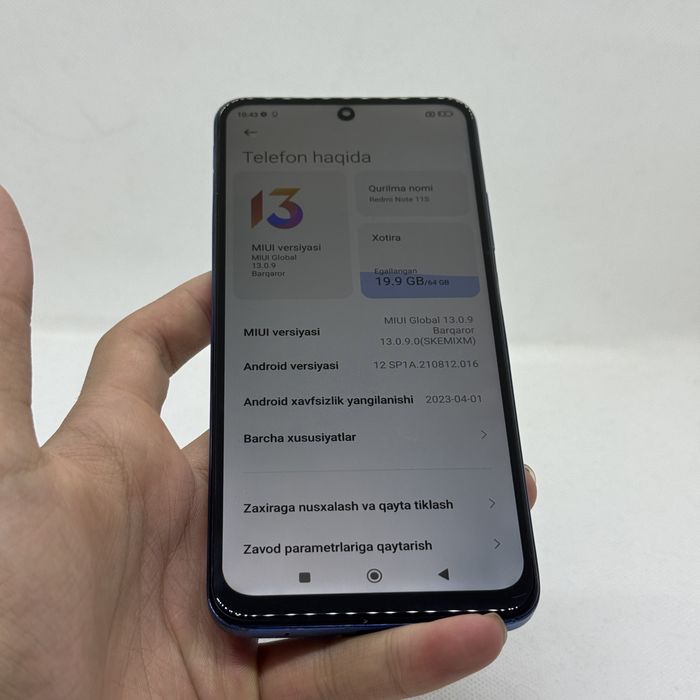 Redmi Note 11s sotiladi