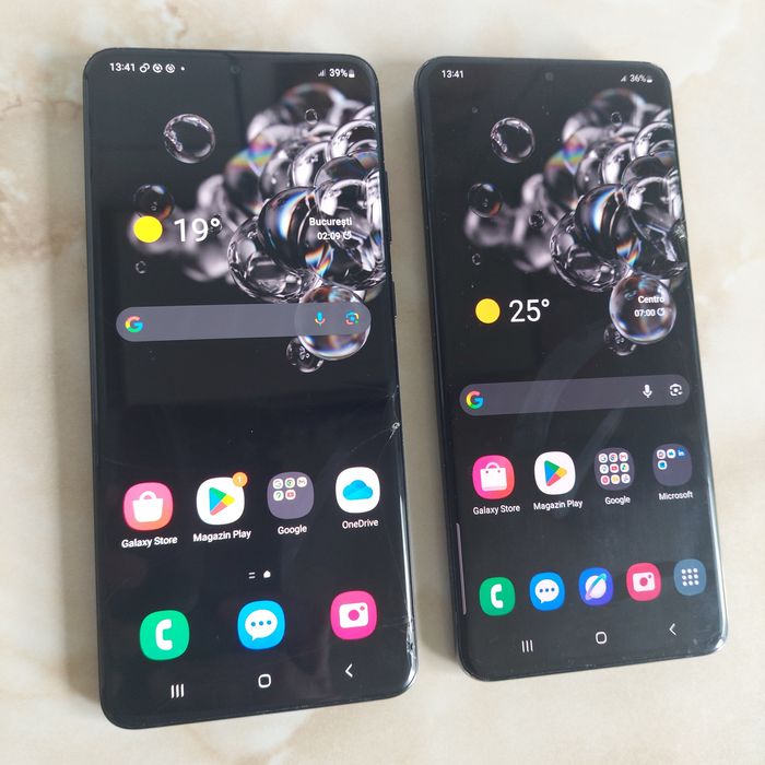 Vând două Samsung Galaxy S20 Ultra 5G [perfect funcționale] //poze reale