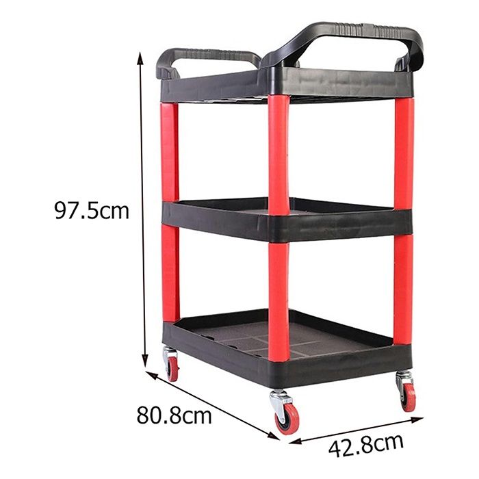Количка за инструменти с 3 рафта