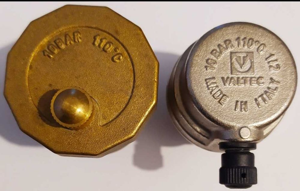 Воздухоотводчик сантехнический производство Италия