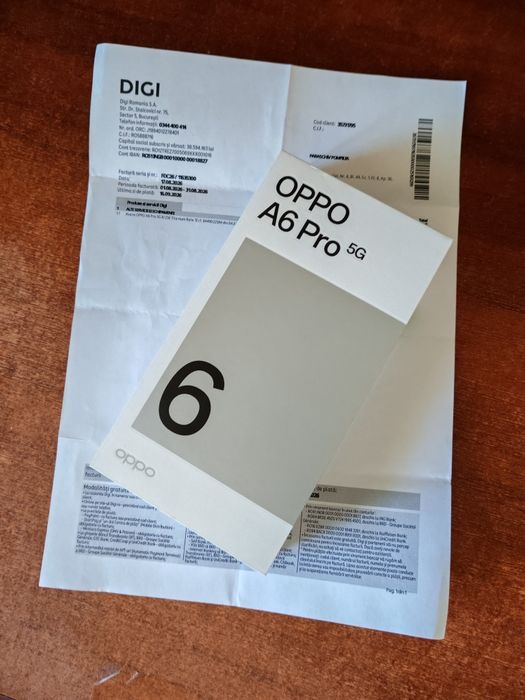 Vand Oppo A6 Pro 5G 8/256Gb Nou Sigilat