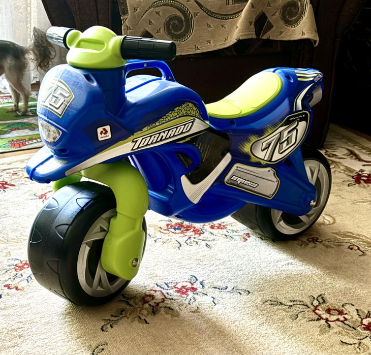 Motocicleta Ride-on Injusa - Tundra Tornado, albastru