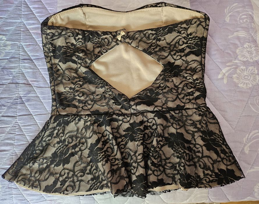 Топ/ бюстие с дантела