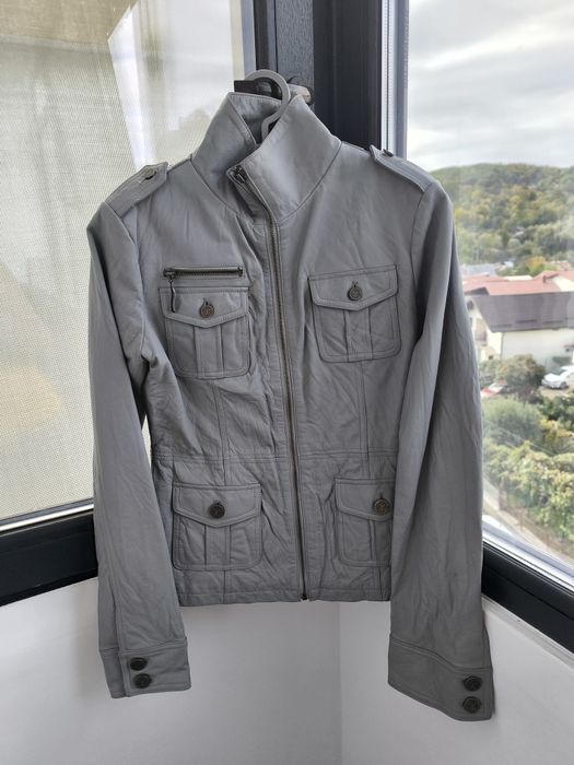 Geaca piele naturala One green elephant M