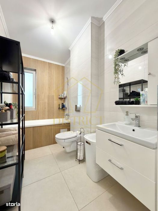 Apartament cu 2 camere mobilat si utilat decomandat la asfalt in Giroc