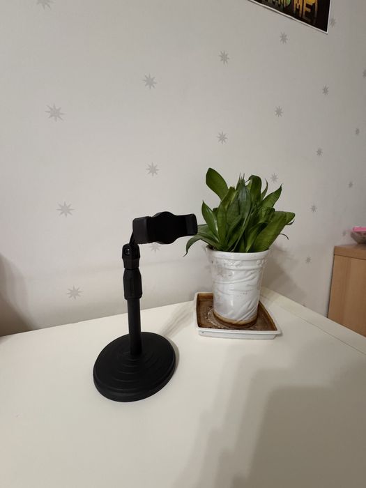 Селфи лампа и держатель для телефона