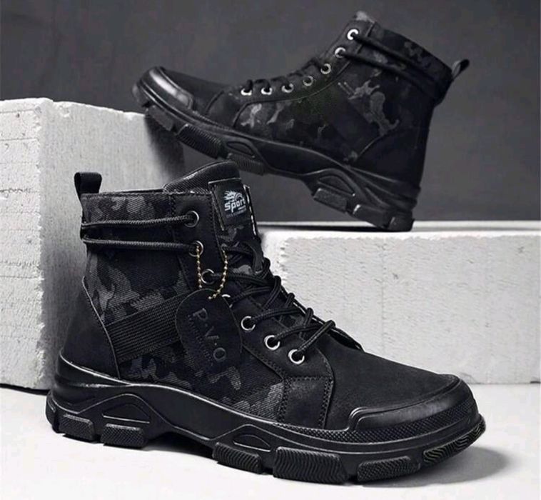 Нови мъжки кубинки камуфлажни непромокаеми ботуши тактически обувки 46