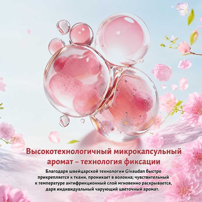 Капсулы BLOOM WASH 3 in 1 средство для стирке всех типов тканей