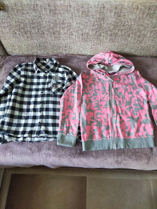 Пакет вещей  и обуви на девочку