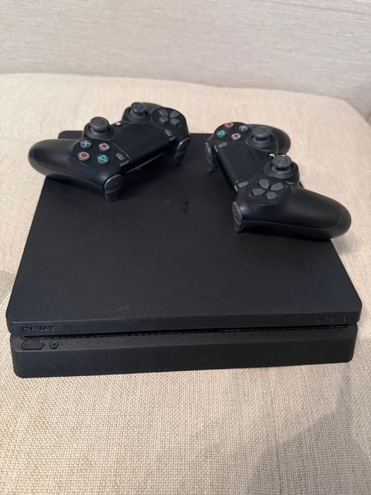 PlayStation 4 Slim PS4 – Пълен комплект, черен