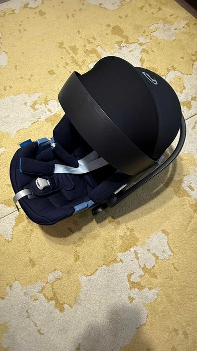Cărucior 3 in 1 Cybex Melio Carbon + landou + scoică Aton 5 + CADOU-uri