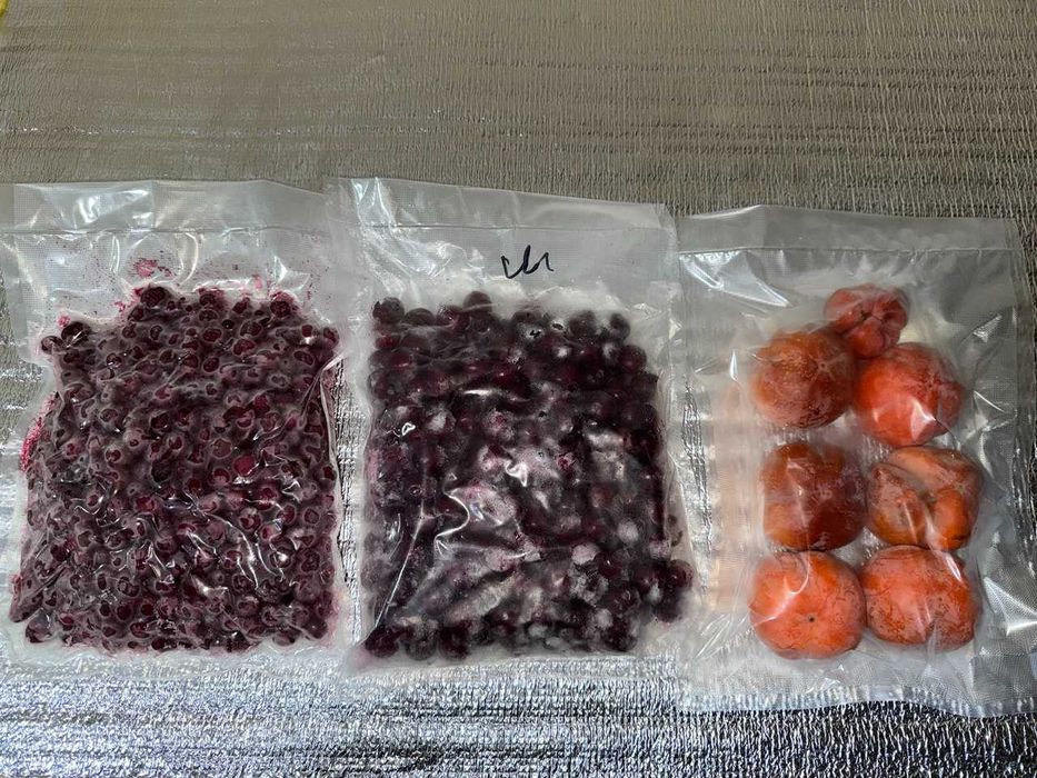 Замороженная вишня, шпанка, хурма  (вакуумная упаковка), 1 кг