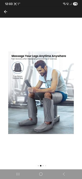 Aparat de masaj picioare Renpho ALM070, 6 moduri, 4 intensitati