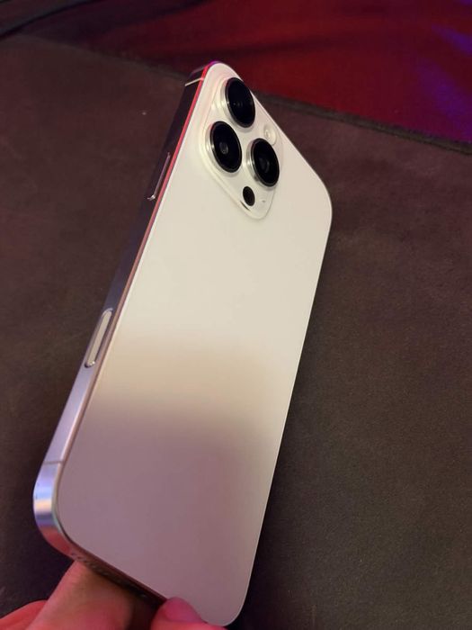 iphone 16 pro max white with 100% capacity and limited warranty