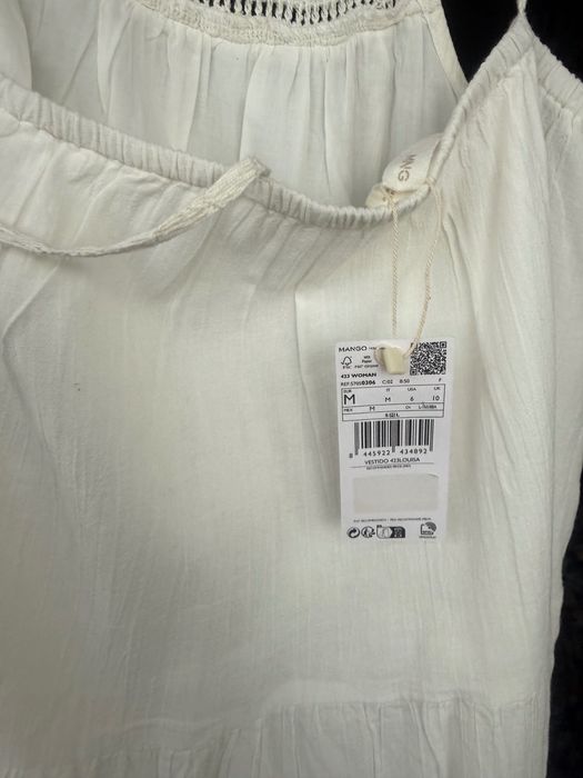 Rochie maxi albă Mango - noua cu eticheta