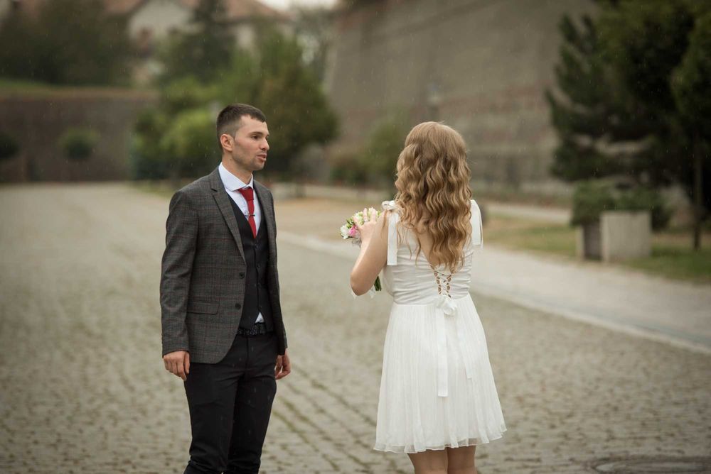 Rochie Cununie Civila de Mătase