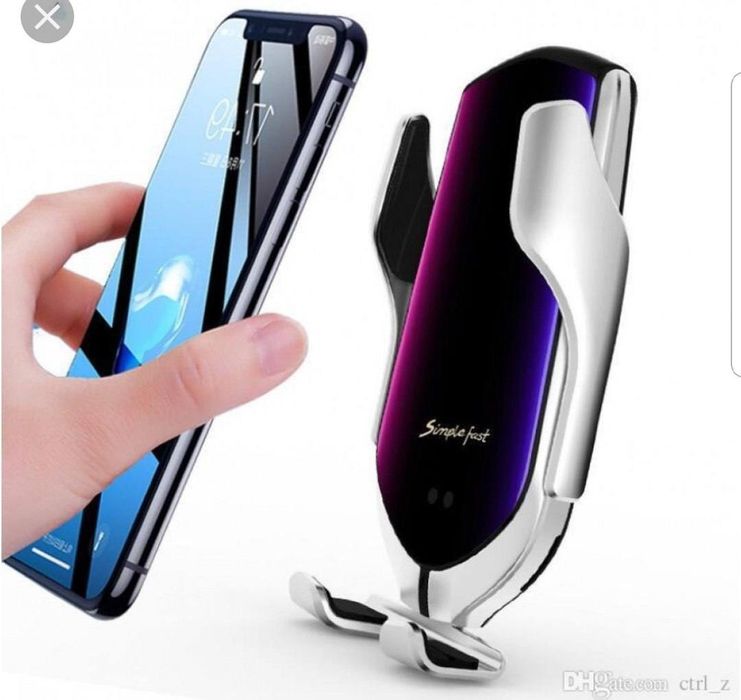 Сенсорный автомобильный держатель с функцией беспроводной зарядки