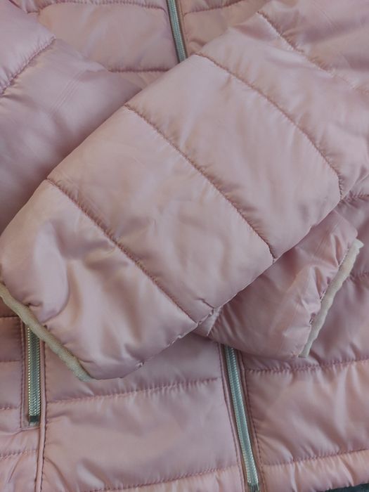 Geacă matlasată de toamnă roz pudră Terranova