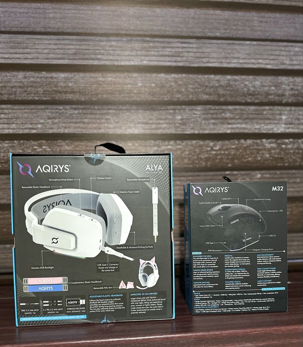 Bundle AQIRYS (casti+mouse) SIGILATE