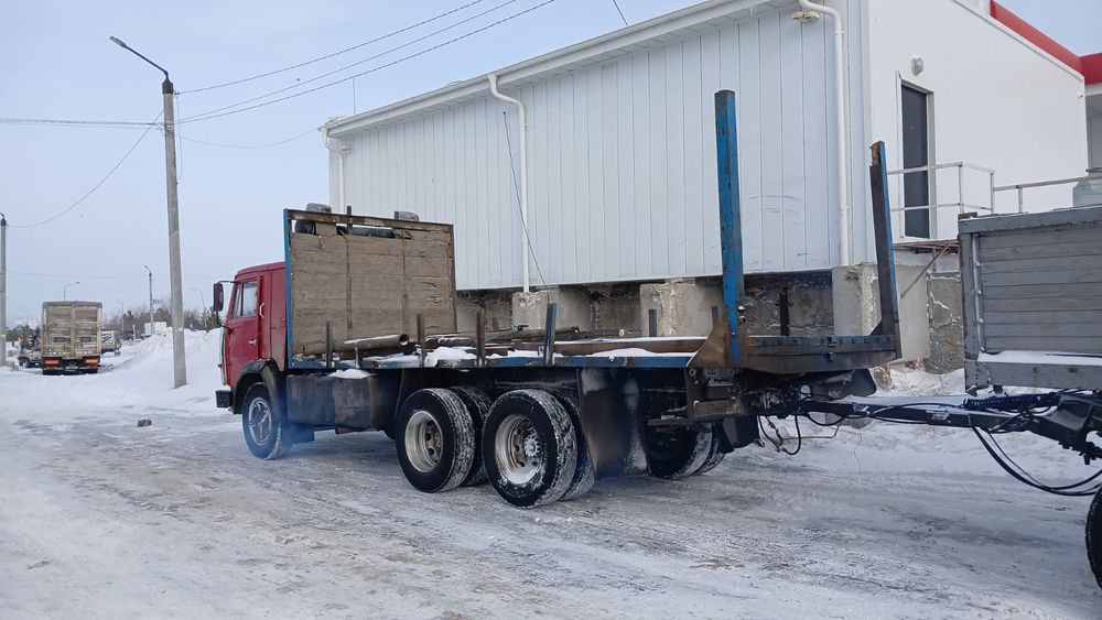 Камаз с прицепом