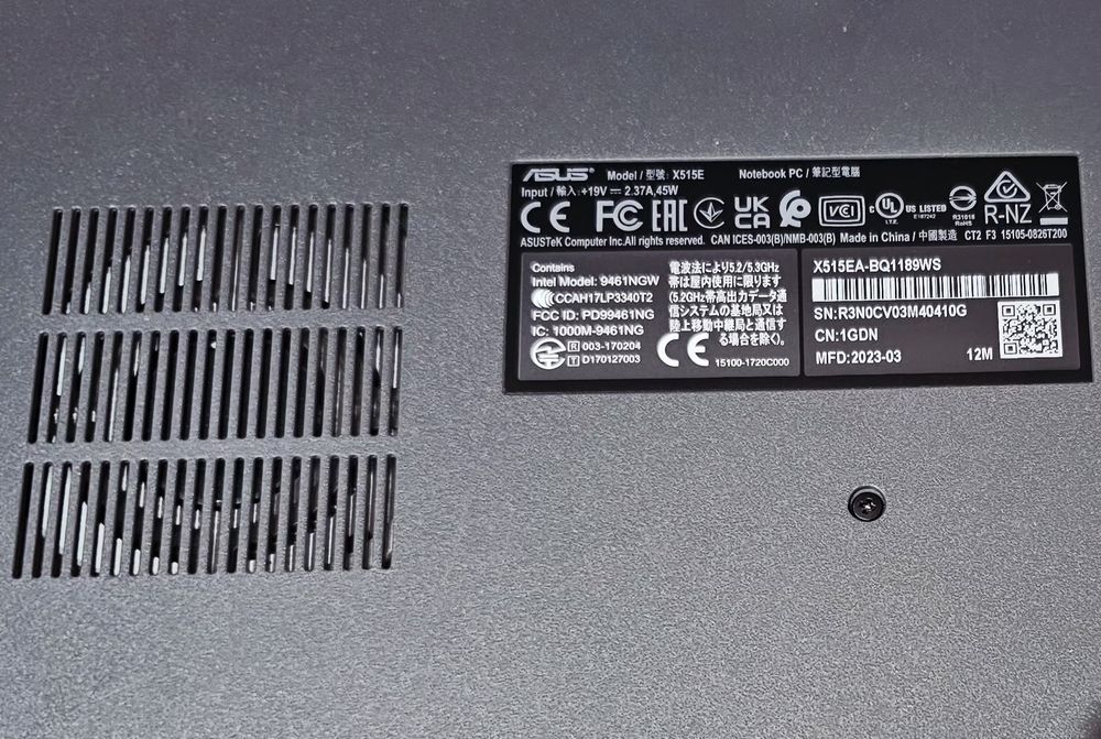 Asus Go15 2023 gen 11!