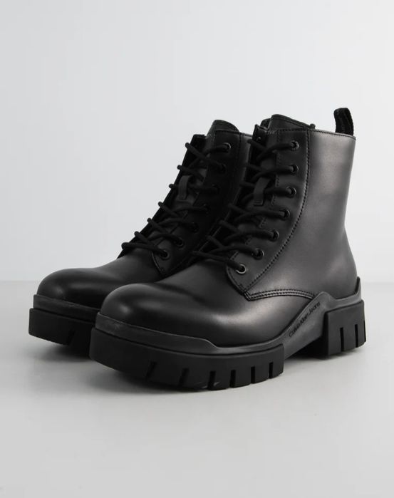 Ghete bocanci Calvin Klein 45 culoare neagra noi