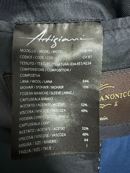 Costum Bigotti Artigiani, bleumarin,model Conti, marime S/ 44