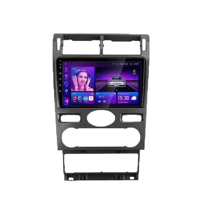 Navigatie Android 14 Ford Mondeo 3 2000 - 2007 Waze CarPlay + CAMERA