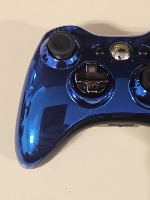 Controller Xbox 360 Editie limitata Metallic Chrome Blue
