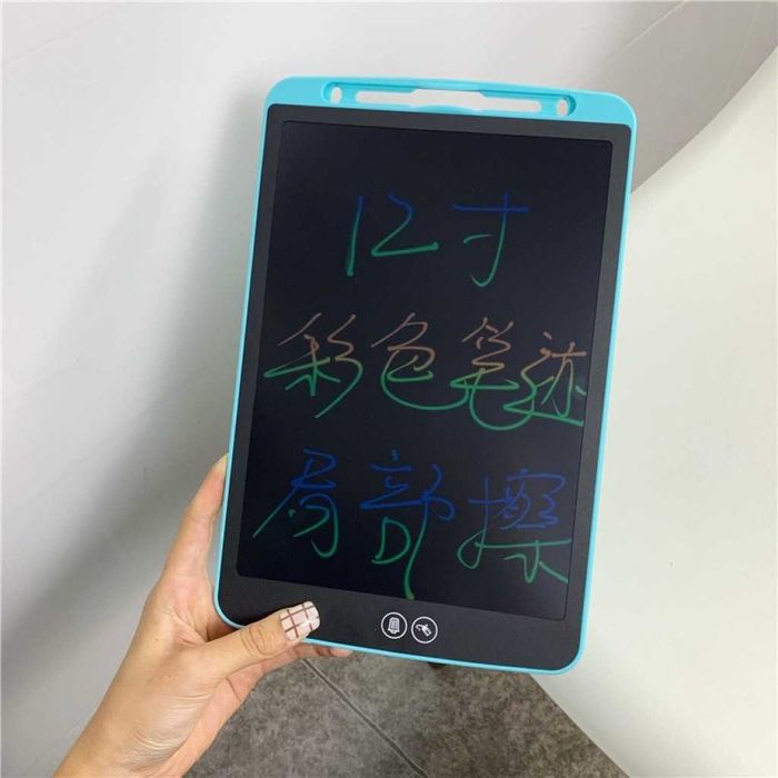 Графичен таблет за рисуване 12 инча, 3 цвята, LCD таблет