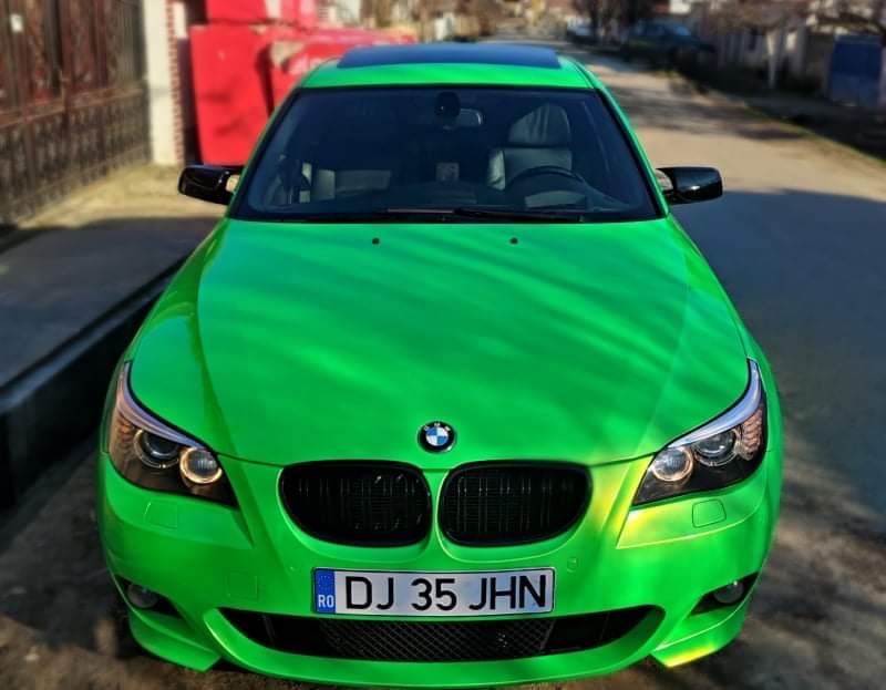 Capace Carcase Oglinzi BMW E60 E61 Cu colt M4 Negru lucios