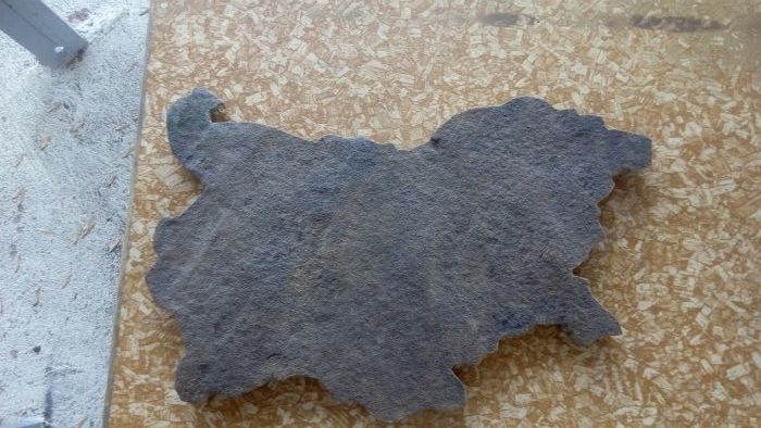 Декорация,каменна карта на България,камък.