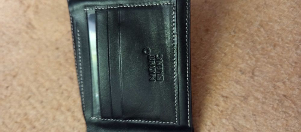 Портмоне Мъжко MONT BLANC оригинално без забележки