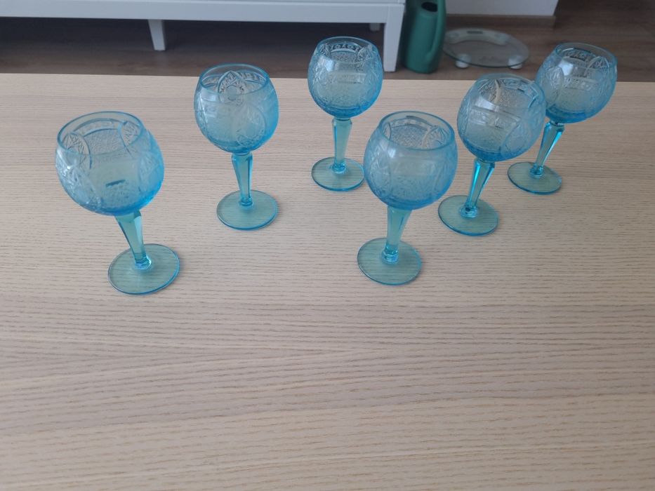Set 6 pahare din cristal - de lichior