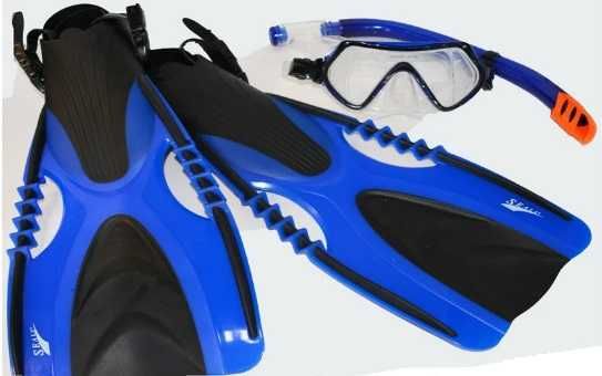 Набор для плавания Seals с чехлом (дыхательная трубка и маска, ласты)
