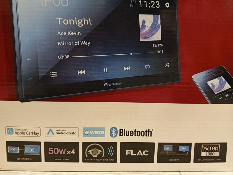 Pioneer DMH-A4450bt carplay android auto