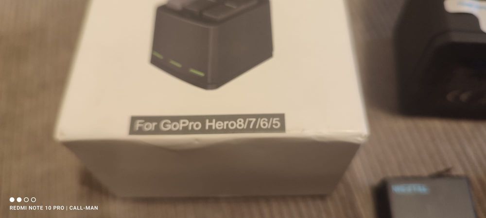 Încărcător triplu+ 2 baterii GoPro
