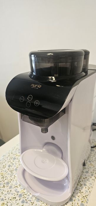 Espressor Lapte Praf Nurio cu Aplicatie Mobila , Functie de Apa Calda si Autocuratare la 90 °