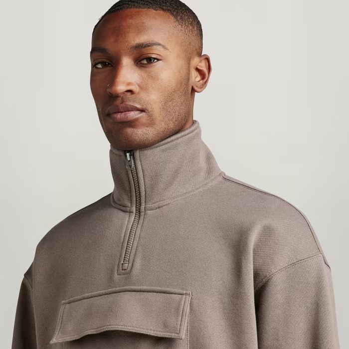 Оригинален мъжки суичър G-Star Raw Double Pocket S M L нов Loose блуза