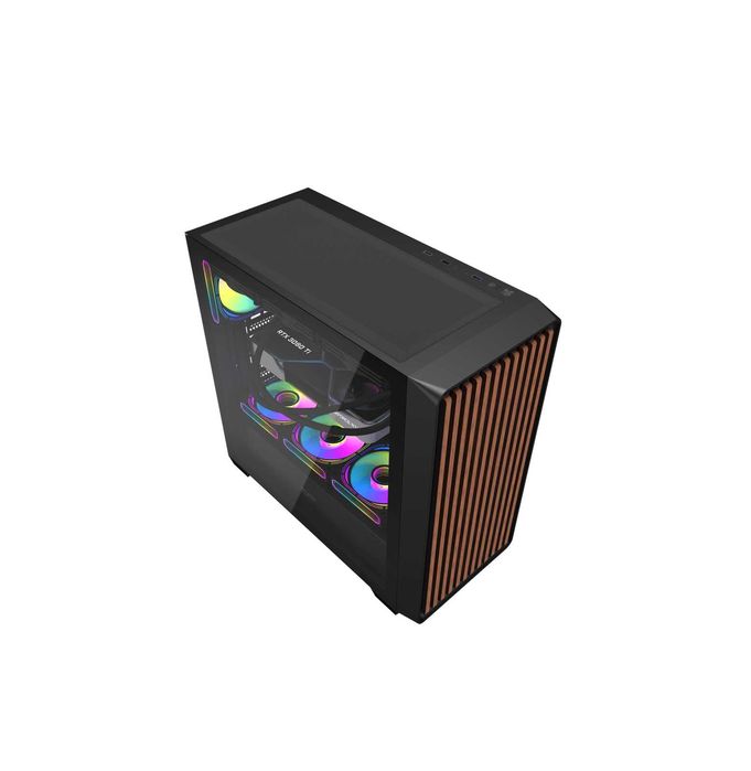 ' Корпус для ПК darkFlash DS900WD BLACK (ATX, Без вентиляторов)
