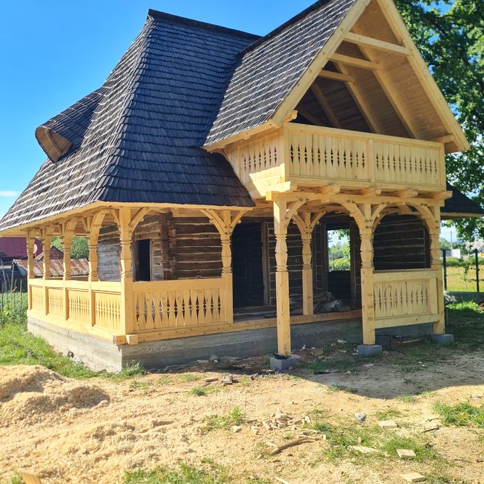 Construim case traditionale din lemn