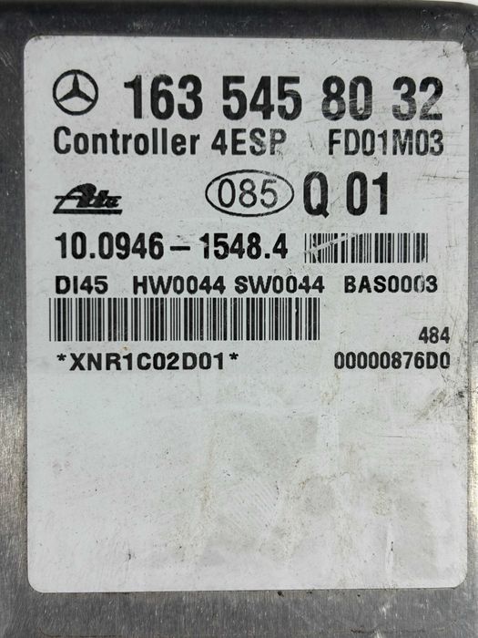 ESP Модул Мерцедес ML W163 (98-05г) ESP Modul Mercedes ML W163 ОЕМ: 1635458032
